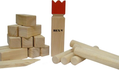 Bex Sport Original Kubb Rot König - Gummiholz