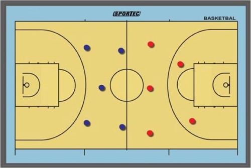 Sportec Basketball Coachboard Magnetisch 46 X 30 cm