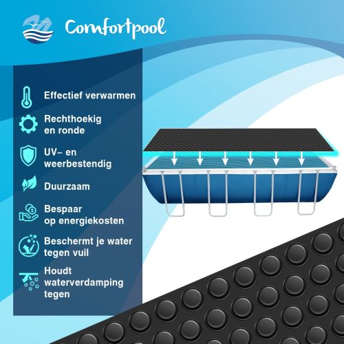 Comfortpool Solarabdeckung Pro 220 x 150 cm | Wärmt und isoliert