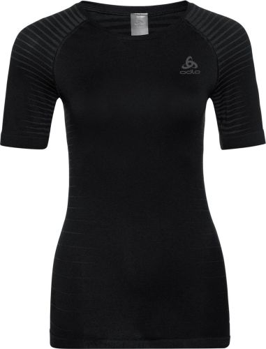 Odlo Bl Top Rundhalsausschnitt S/S Performance Light Damen Thermo Shirt - Schwarz - Größe L