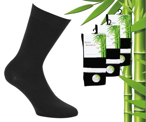 Bamboo Socken Schwarz - Größe 35/38