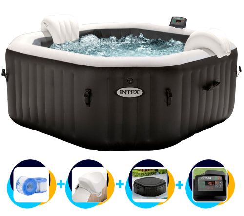 Intex Deluxe Aufblasbares Spa - Blasen und Düsen