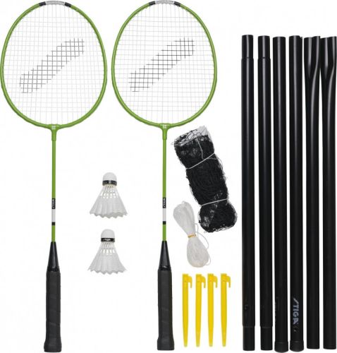 Badmintonset Stiga - Schwarz/Weiß/Grün