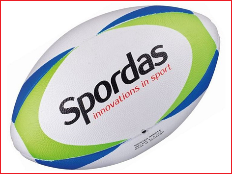 Spordas Max Rugby-Ball Größe 4