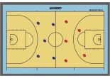 Sportec Basketball Coachboard Magnetisch 46 X 30 cm