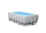 Intex Pool 300 x 175 x 80 | Rechteck Prisma Rahmen mit Filterpumpe