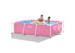 Intex Pool 220 x 150 x 60 - rosa | Rechteckiger Rahmenpool