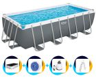 Bestway Schwimmbad 488 x 244 x 122 cm | Rechteckig Power Steel