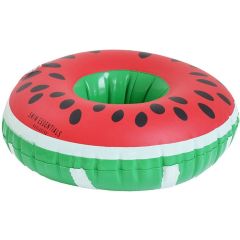 Swim Essentials - Aufblasbarer Becherhalter Wassermelone