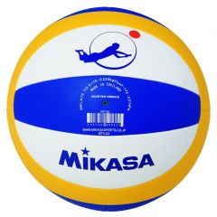 Mikasa Beachvolleyball Champ VXT30 - Blau/Gelb/Weiß