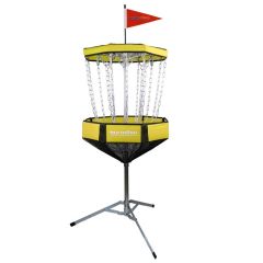 Tragbare Disc Golf Zielscheibe - Gelb