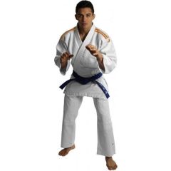 Adidas Judoanzug | J350 | Weiß/Schwarz| 120 cm