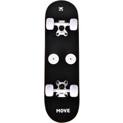 Move Skateboard 24 Augen Schwarz