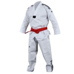 taekwondopak ADI-Club 3 Dobok unisex weiß Größe 210