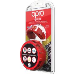 OPRO GEN4 Bitje Junior Gold - Rood/Wit