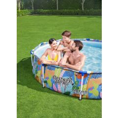 Bestway pool Stahl pro rund Dschungel - 305 cm