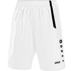 Jako Sporthose Turin | weiß/schwarz | Größe: 164