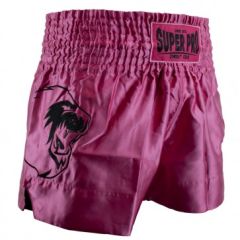 Super Pro Combat Gear Thai und Kickboxing Shorts Hero Rosa/Weiß Small