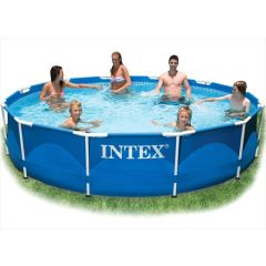 Intex Pool rund 366 x 76 | Metallrahmen