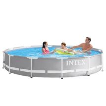 Intex Pool 366 x 76 | Prism Frame mit Filterpumpe