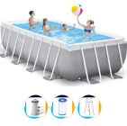 Intex Prism Frame Pool 488 x 244 x 107 | Rechteckiges Aufstellbecken