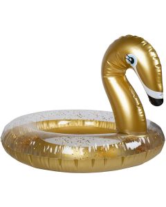 SE Schwimmring 70 cm Goldschwan mit Glitter