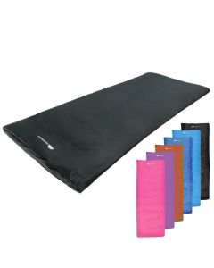 Oventure Schlafsack SleepPlus - schwarz | 3-Jahreszeiten-Schlafsack | Komfortabel bis 8 °C | Für Camping, Übernachtung und Feste