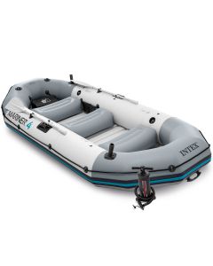 Intex Mariner 4 Set | Vier-Personen-Schlauchboot mit hartem Boden